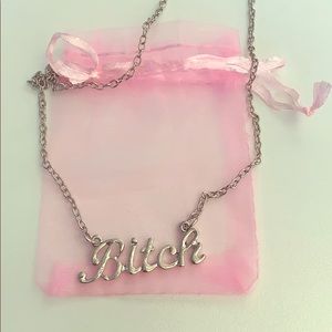 Dainty necklace; FUNNY jewelry.